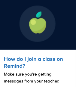 Join a Class - Remind