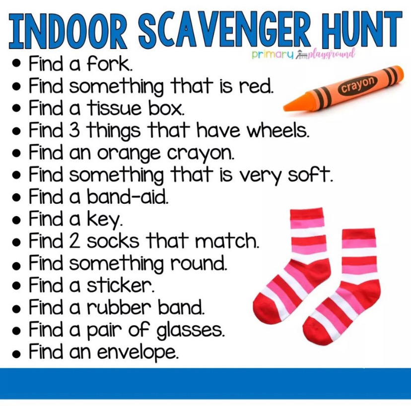 Week 1 Scavenger Hunt- Have Fun!