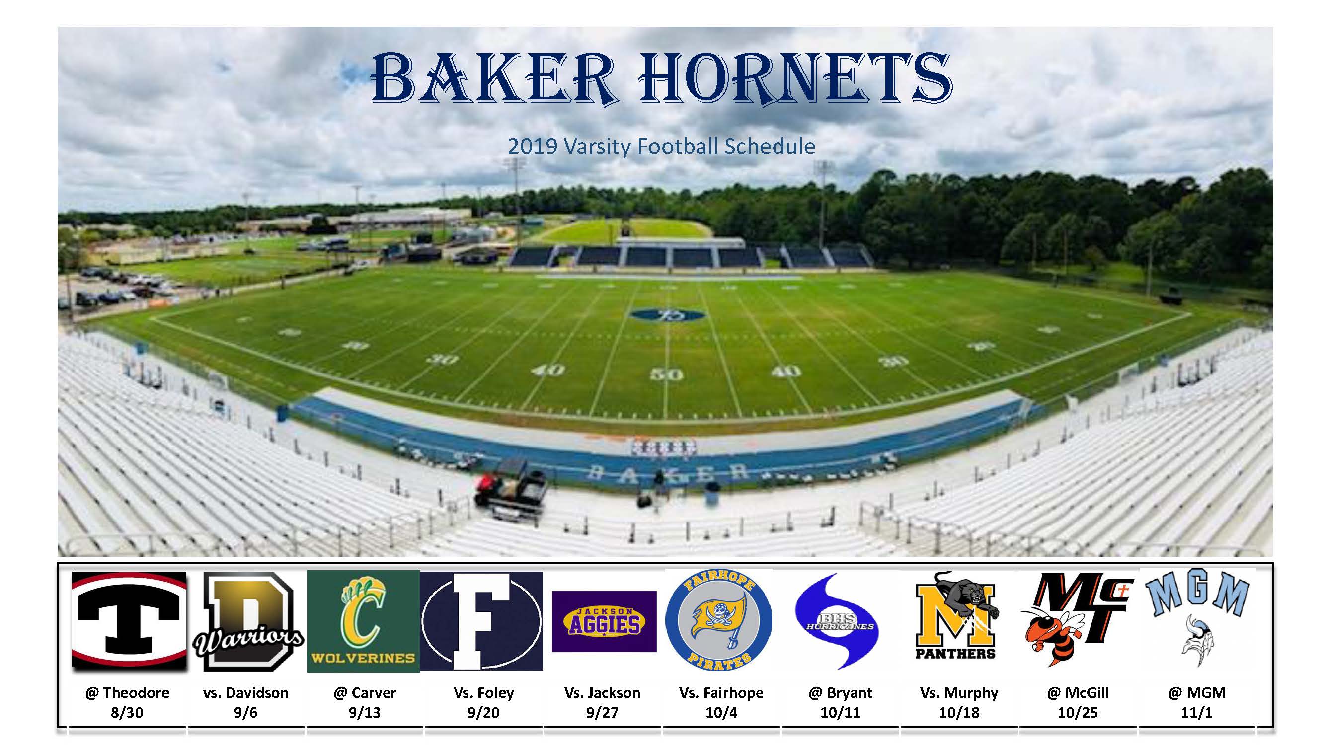 2019 Football Schedule