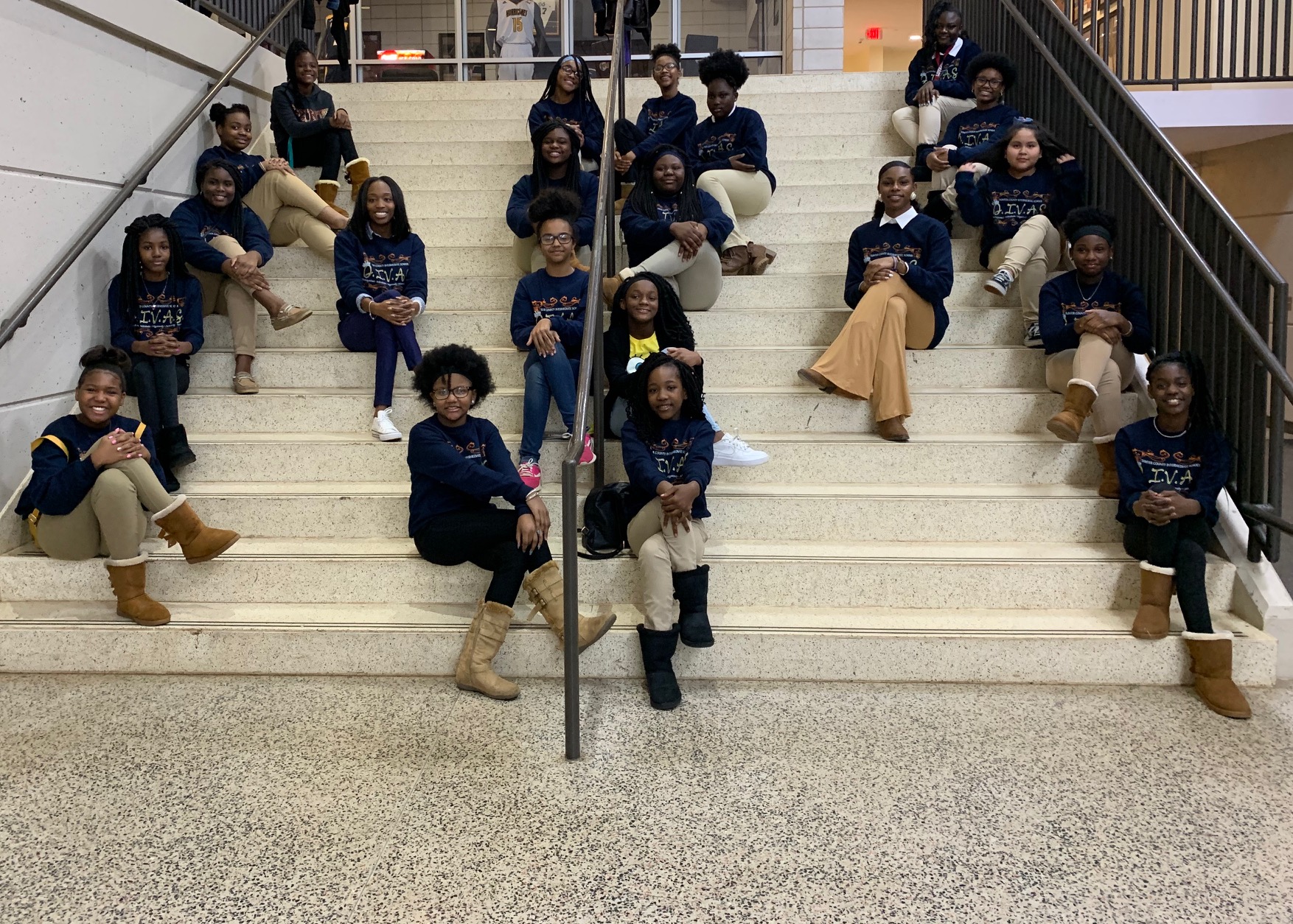D.I.V.A.S. on the Storm Dome Steps