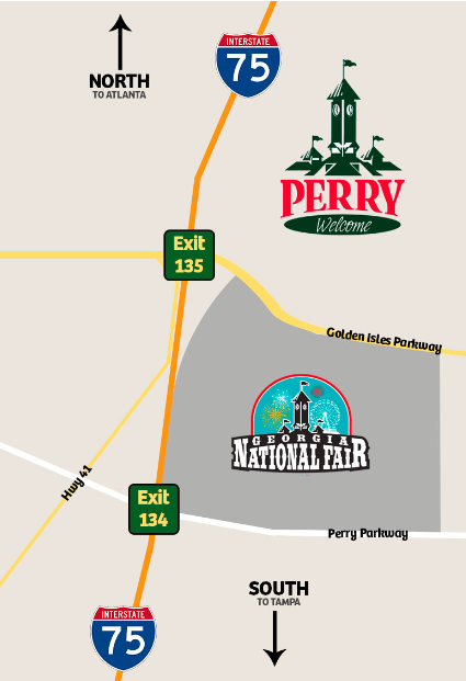 Georgia National Fairgrounds map Georgia National Fairgrounds map