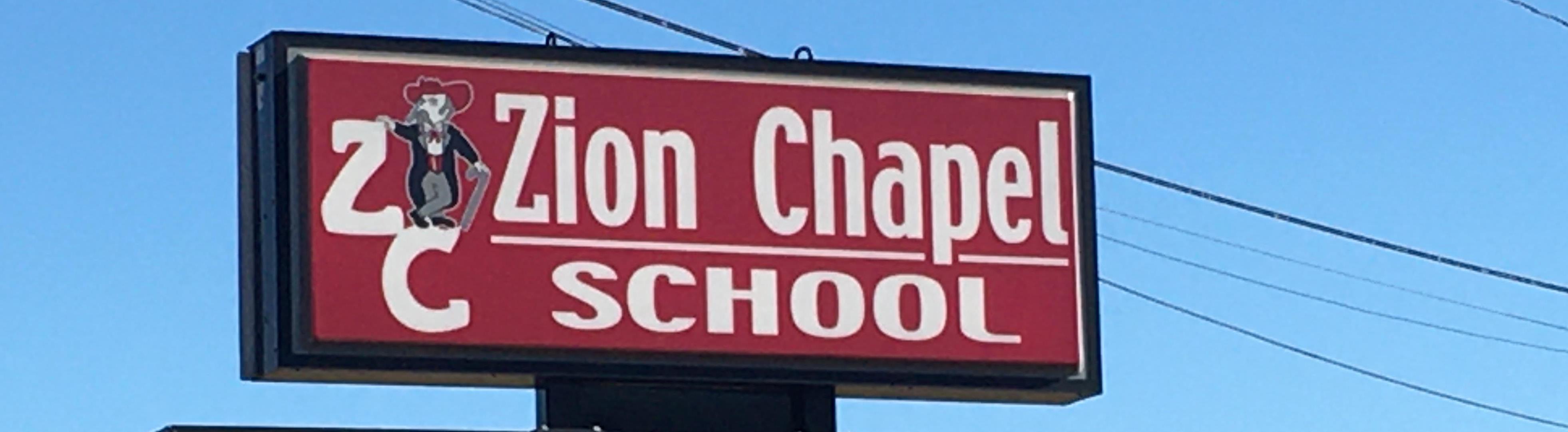 Zion Chapel Sign