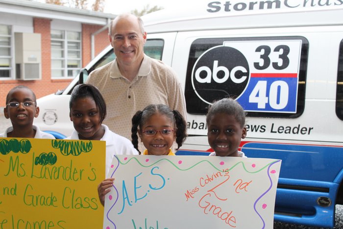 ABC Storm Chasers with students